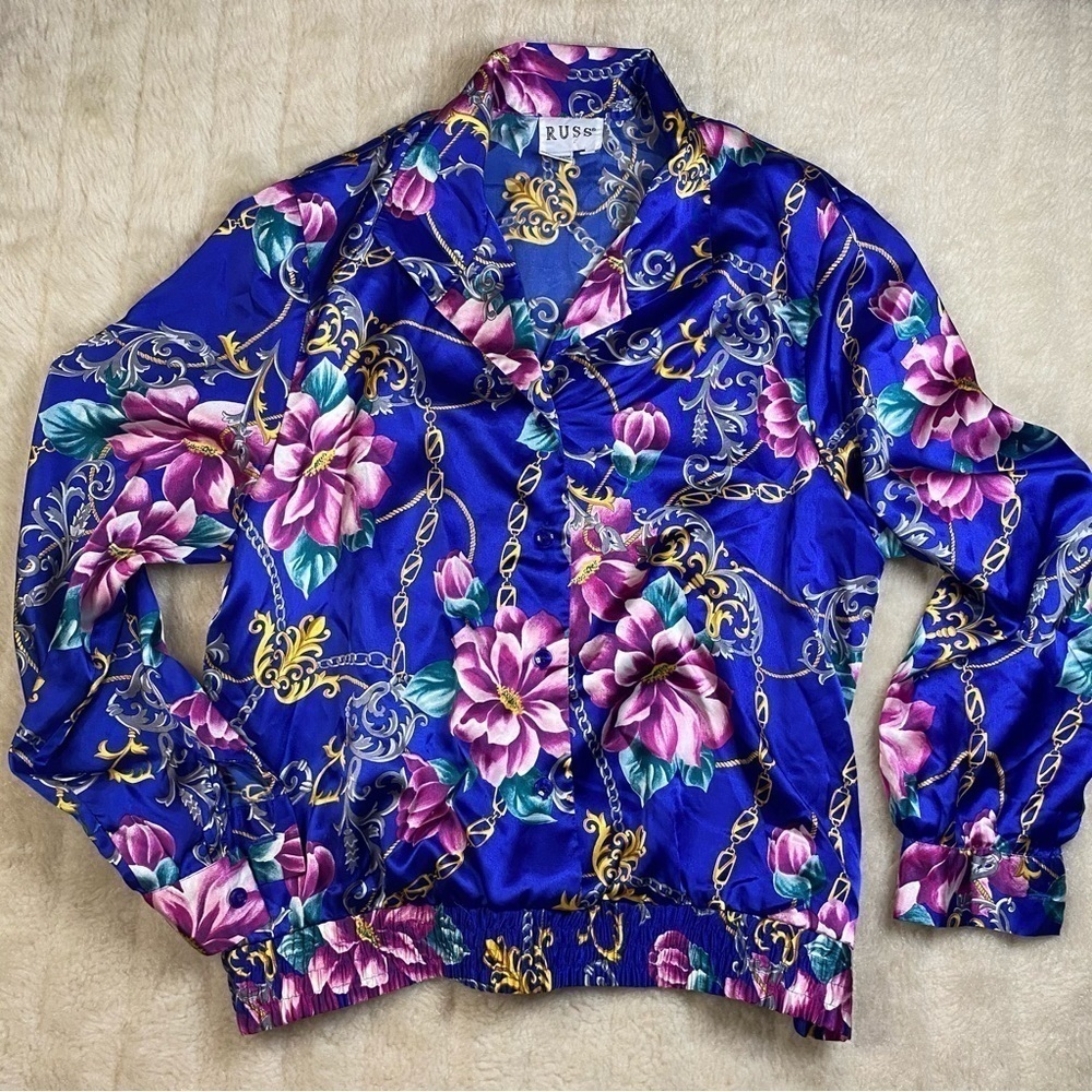 RUSS Satin Blouse